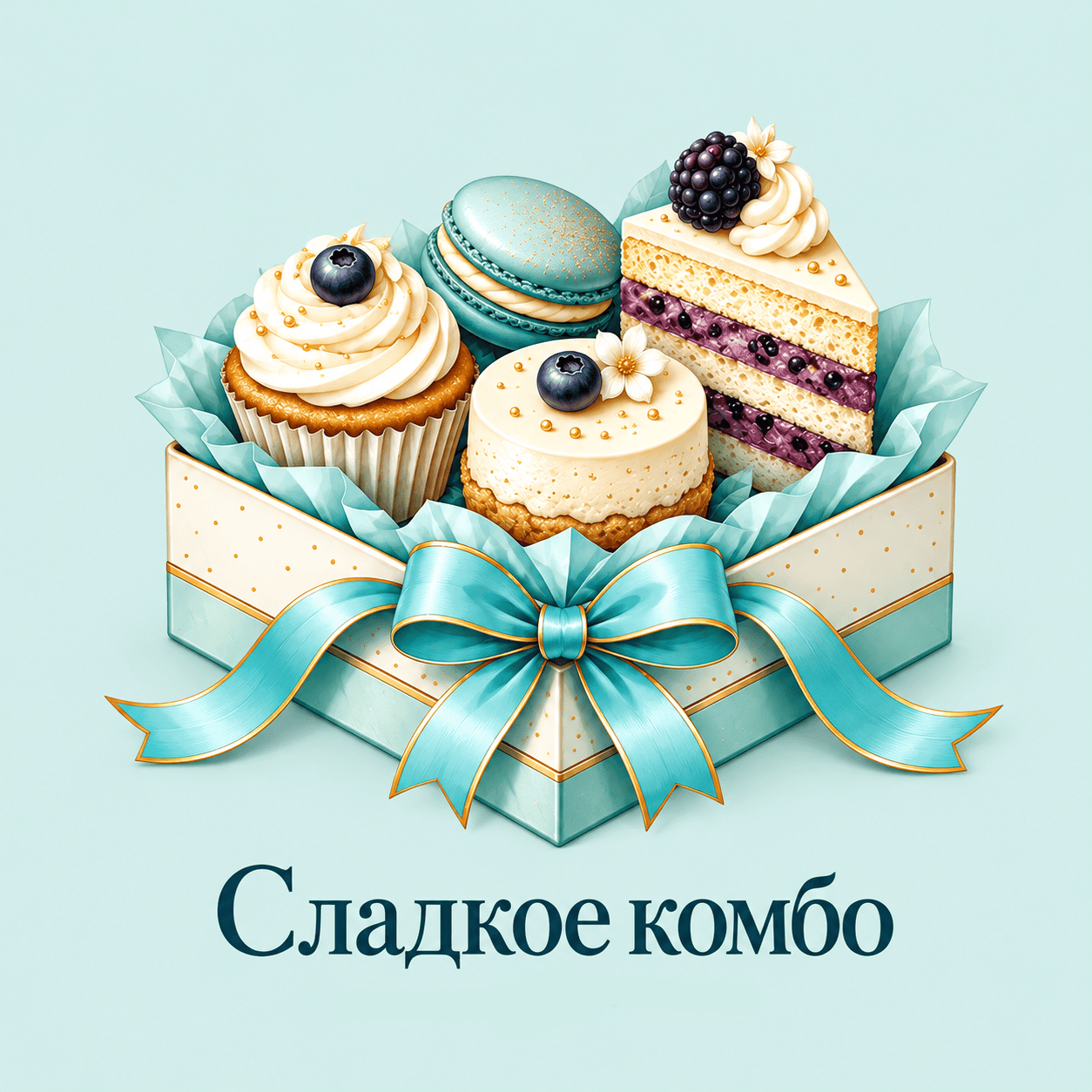 Сладкое комбо в подарочной коробке