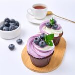 Капкейки шоколадные с ягодами 6шт.